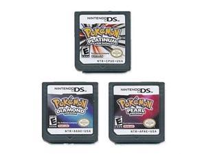 NDS Pokemon Cassette Platinum + Pearl + Diamond Version Game Cartridges DS Version for NDS/NDSL/NDSLL/NDSXL/NDSI/3DS/2DS(US Version)