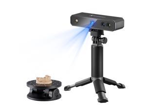 Revopoint MINI 3D Scanner 0.02mm High Precision 10 Fps Scan Speed Industrial Blue Light for 3D Printing - MINI DUAL AXIS TURNTABLE COMBO