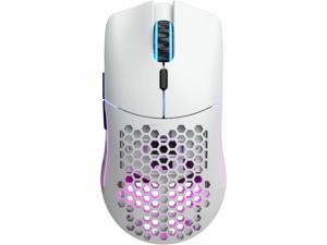 Glorious Gaming - Model O Wireless Gaming Mouse - RGB Mouse with Lights 69 g Superlight Mouse Honeycomb Mouse (Matte White Mouse)