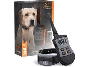 SportTrainer 875 Remote Trainer - Bright, Easy to Read OLED Screen - 1/2 Mile Range - Waterproof, Rechargeable Dog Training Collar with Tone, Vibration, and Static