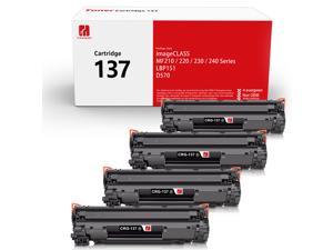 4 Pack CRG137 Toner Cartridge Compatible for Canon 137 ImageClass MF232w MF244dw