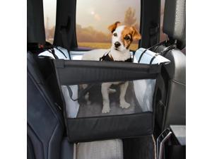 Dog Car Seat for Medium Large Dogs, Seat Extender with Waterproof Fabric Bottom Avoid Water Scratch Hair | Easy to Install & Clean | Seat Belt Included
