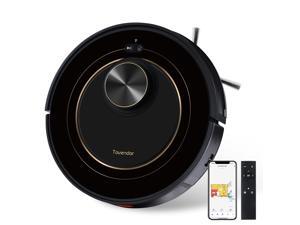 Tovendor Robot Vacuum Cleaner Wi-Fi Connected with Lidar Navigation, 2000Pa Strong Suction Robot Vacuum, Multi-Floor Mapping
