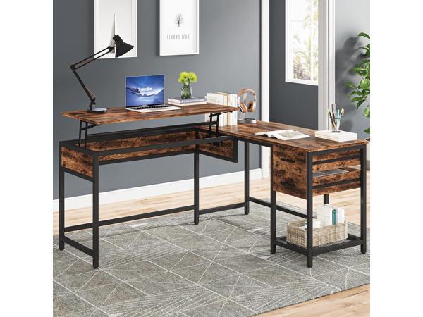 TribeSigns Tribesigns 70.8-Inch Executive Desk, Large Computer Office Desk  Workstation, Modern Simple Style Laptop Desk Study Writing Table