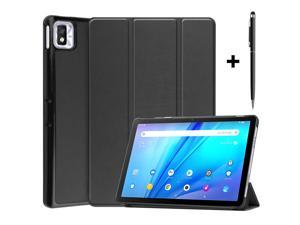 TCL Tab 10s 101 inch 9080G Case 2021 Trifold Slim Smart Stand Cover Hard Shell for 80 Nokia Tablet T10 2022 Release with Universal Stylus Pen