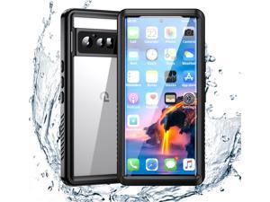 Google Pixel 6 Pro Case Waterproof Shockproof Clear Protective Case with Builtin Screen Protector Full Body Case Slim Cover for Pixel 6 Pro 671 Inches