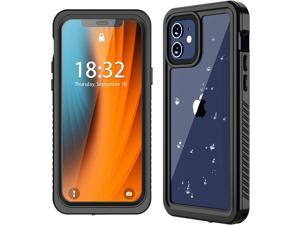 iPhone 12 Mini Waterproof Case Shockproof Dustproof Snowproof FullyBody Protective Cover with Screen Protector Clear Back Cover for iPhone 12 Mini 54 inch