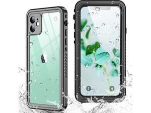 iPhone 11 Waterproof Case with Builtin Screen Protector Full Body Rugged Heavy Duty Shockproof Cover Dustproof IP68 Waterproof Phone Case for iPhone 11 61 inch