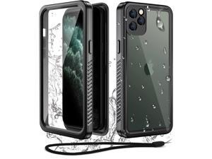 iPhone 11 Pro Waterproof Case 360 Full Body Protection Underwater Dirtproof Shockproof Clear Cover with Builtin Screen Protector for iPhone 11 Pro 58 inch