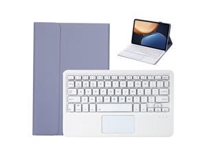 Touchpad Keyboard Case for Xiaomi Pad 5 Pro 124  Mi Pad 5 Pro 124 inch 2022 Detachable Wireless Keyboard with Trackpad  Pencil Holder Purple