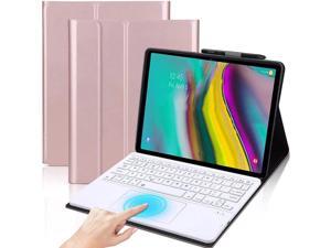 Touchpad Keyboard Case for Xiaomi Redmi Pad 1061 inch 2022 Detachable Wireless Keyboard Cover with Trackpad  Pencil Holder Rose Gold