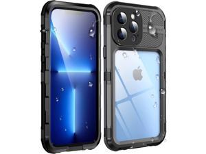 iPhone 13 Pro Max 67 inch Waterproof Metal Case  Builtin Screen Protector15FT Military Grade ShockproofIP68 Water Proof Full Body Aluminum Protective Dropproof Cover