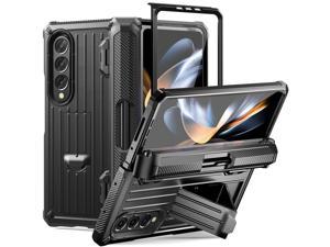 Case for Samsung Galaxy Z Fold 4 2022 5G MilitaryGrade FullBody Shockproof Rugged Bumper Case Cover with Builtin Screen Protector  Kickstand  S Pen Slot