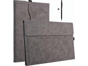 Case for Lenovo Legion Y900 145 inch 2023  Multiple Angle Viewing Business Cover Magnetic Tablet Wallet Leather Cover with Stylus Holder Universal Stylus Pen Gray
