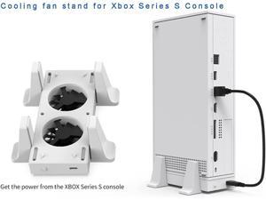 Vertical Cooling Fans Stand for Xbox Series S Console Smart Xbox Series S Cooler Fan Temperature Controlled 3 Levels Adjustable Speed with TypeC Power Input