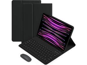 Keyboard Case with Wireless Mouse Combo for Galaxy Tab S6 Lite 104 inch 20222020 Model SMP610P613P615P619 Smart Folio Cover with Magnetic Detachable Wireless Keyboard and Mice