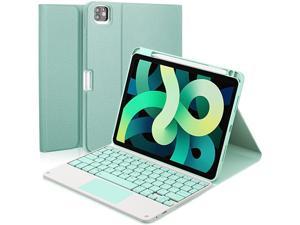 Touchpad Keyboard Case for Xiaomi Pad 6  Pad 6 Pro 11 Inch 2023 Smart Stand Cover with Detachable Wireless Magnetic Keyboard Pencil Holder Mint Green