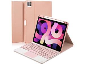 Touchpad Keyboard Case for Xiaomi Pad 6  Pad 6 Pro 11 Inch 2023 Smart Stand Cover with Detachable Wireless Magnetic Keyboard Pencil Holder Pink