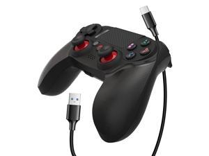 Wireless Controller Compatible with PS4/ PS4 Pro/ PS4 Slim, Replacement for Sony Playstation Dualshock 4, Support Multi-platform, Precision Control Gamepad Games Remote Bluetooth