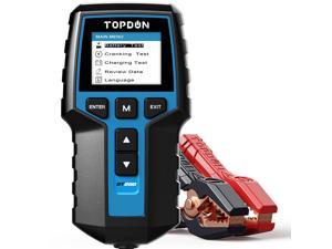 Car Battery Tester Topdon BT200 12V 24V100-2000CCA Automotive Alternator Tester Charging Cranking System