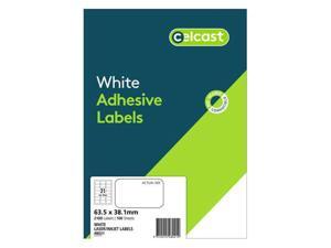 Celcast Laser/Inkjet Labels White (100pk) - 16/sheet - Newegg.com