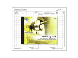 Zions Vehicle Log Book with Odometer & Expenses Record