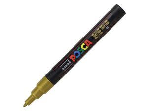 Uni Posca PC3M Bullet Tip Paint Marker  Gold