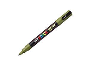 Uni Posca PC3M Bullet Tip Paint Marker  Khaki Green