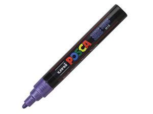 Uni Posca PC5M Bullet Tip Paint Marker  Metallic Violet