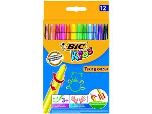 BiC Kids Turn  Colour Crayons 12pk