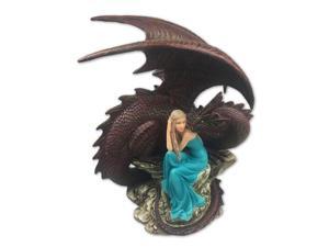 Dragons of Destiny Resin Plaque  Blue
