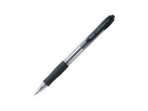 207 Plus+ Gel Pen, Retractable, Medium 0.7 mm, Black Ink, Black Barrel