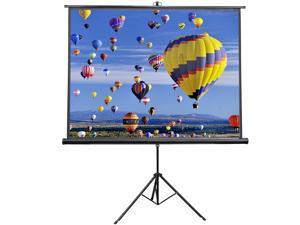 5 Core Projector Screen with Stand 72 inch Indoor and Outdoor Portable Projection Screen and Tripod Stand 8K 3D Ultra HD 16:9M for Movie Office Classroom Parties SCREEN TR 72