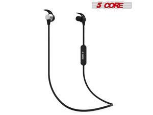 5 Core Bluetooth Neckband Headphones w 30 H Playtime Dynamic Driver CrystalClear Calls  Music Fast Charging Light Weight Foldable IPX7 Waterproof Wireless Ear Buds Workout Headphones EP02 S