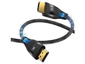 16.4ft Certified HDMI 2.1 Cable,AUBEAMTO 48Gbps Ultra High Speed HDMI Cable 8K HDMI to HDMI Cord, Support 8K@60Hz, 4K@120Hz, HDR HDCP2.2, eARC, Compatible with PS5, Xbox Series X, Fire TV, Samsung TVs