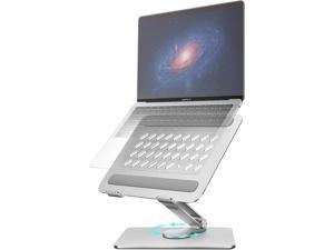 AUBEAMTO Laptop Stand 360 Rotating Foldable Aluminum Laptop Desk Stand Adjustable Height Laptop Riser Ergonomic Computer Monitor Stand Compatible with PC MacBook AirAll 10173 Laptops Tablet