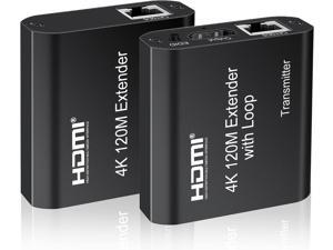 SABRENT 4K HDMI Extender Over CAT6 (60 Meters / 200 feet) (DA-4KEX