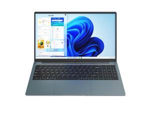 Windows 11 pro Laptop 15.6" FHD, Full Size Backlit Keyboard with Fingerprint Reader, Intel Celeron N5095 Processor Quad-Core, 12GB RAM DDR4,512GB SSD(Silver Gray )