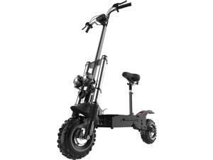 Jue Shuai X60 5600W 60V Electric Scooter with Seat, 50 MPH & 50 Miles Kick Scooter for Adults Remote Lock, Foldable Commuter Electric Scooter for Adults with 3 Speeds 26A Battery 11-inch Fat Tire