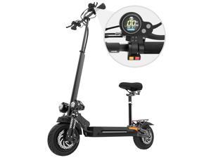 Jue Shuai X500 2000W 48V Electric Scooter Adults with Seat, up to 40 MPH Top Speed & 40 Miles Long Range, Foldable Scooter Electric for Adults with 48V 18AH Battery, 300 Lbs Max Load