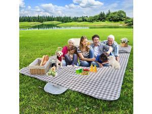 steelway Picnic Blankets,Extra Large Beach Blanket,Waterproof Sandproof Picnic Blanket Foldable Outdoor Mat for Travel Park Grass,Beach, Picnic, Campining,Kids ,118''x59''