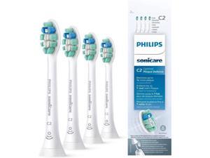 Philips Sonicare C2 Optimal Plaque Control Electric Toothbrush Heads, 4 Brush Heads, White, HX9024