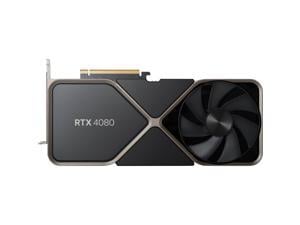 NVIDIA - GeForce RTX 4080 16GB GDDR6X Graphics Card -16GB GDDR6X - PCI Express 4.0 and earlier PCI Express 3.0- Titanium and black