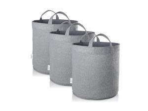 Mpm 5-gallon Plant Grow Bags 5-pack Heavy Duty Thickened Non-woven Aeration  Planting Fabric Pot Container For Garden And Planting, Black : Target