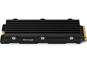 Nextorage Japan Internal SSD 4TB for PS5 and PC Storage Expansion M.2 2280 with Heatsink PCIe Gen4.0*4 NVMe 3D TLC NAND NEM-PA4TB/N SYM 3000TBW with Maximum Transfer Rate Read 7300MB/s Write6900MB/s