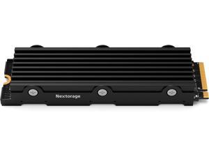 Nextorage 2TB Internal SSD compatible with PS5/PS5 slim/PS5 Pro and PC M.2 2280 with Heatsink PCIe Gen4.0 NVMe NEM-PAB2TB/N SYM Maximum Transfer Rate Read: 7400MB/s, Write: 6400MB/s Solid State Drive