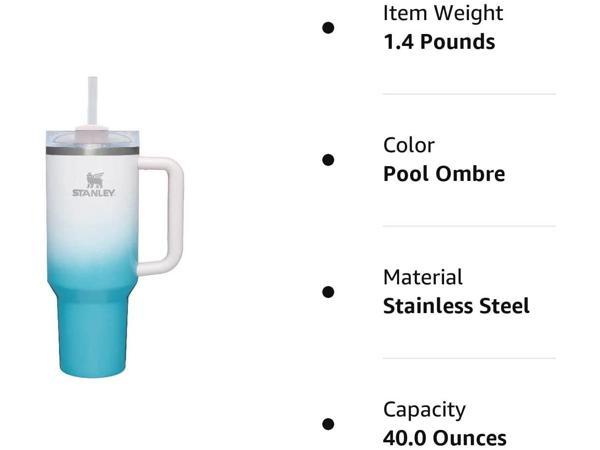 Stanley Dining | Stanley 40oz Adventure Quencher Tumbler- Cornflower - New | Color: Blue | Size: Os | Makoolitt's Closet