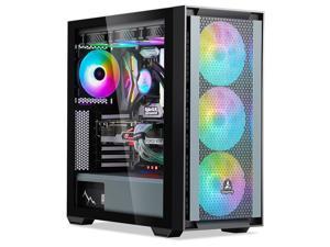 Segotep Gank 360 PC Computer Cases, Glass Full Side Panel, 360mm Water Cooling, Gaming Computer Case Support ATX / M-ATX / ETX  (Gray)