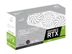 Refurbished ASUS ROG Strix GeForce RTX 3070 8GB GDDR6 PCI Express 40 x16 Video Card ROGSTRIXRTX3070O8GWHITEV2