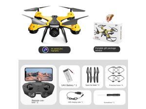 D96 Drone with 720P HD Dual Camera for Adults and Beginners Foldable Drone  Follow Me Mode 3 Batteries 36mins Flight Time, Black 